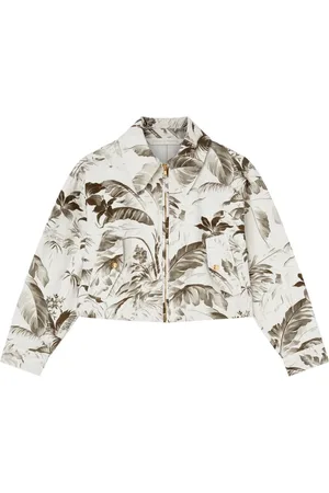 Palm Angels Chamarra con palmeras estampadas