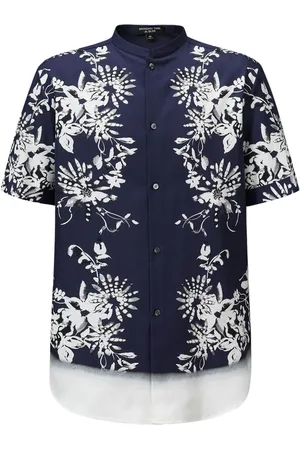 SHANGHAI TANG Camisa manga corta con estampado floral