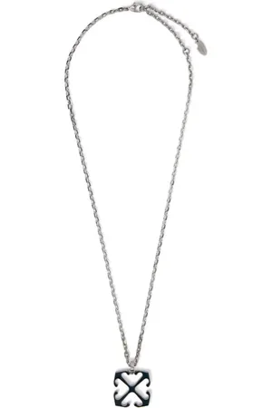 OFF-WHITE Collar de cadena y dije Arrow