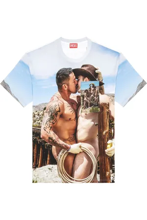 Diesel Playera con estampado fotográfico de x ToFF