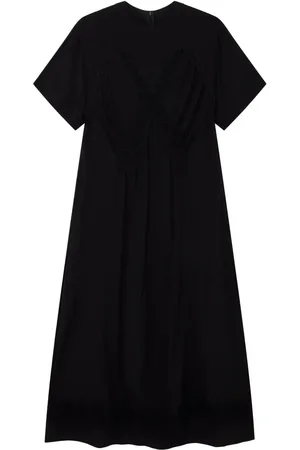 Stella McCartney Vestido largo con detalle de encaje