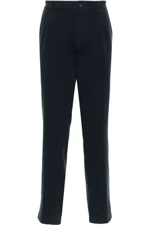 HUGO BOSS Pantalones rectos de piqué