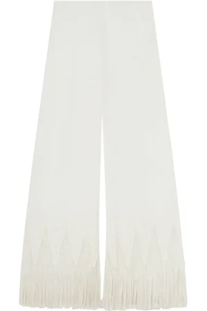 Stella McCartney Pantalones anchos de tejido flojo
