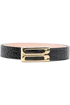 Victoria Beckham Cartera con efecto de piel de cocodrilo
