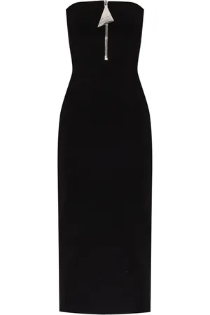 The Attico Vestido midi sin tiras