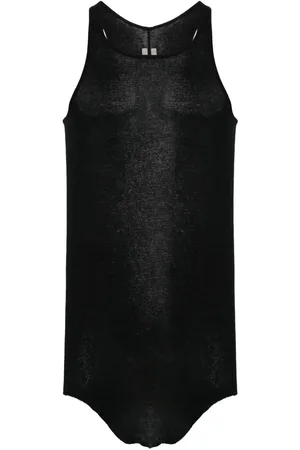 Rick Owens Camiseta con detalle de costuras