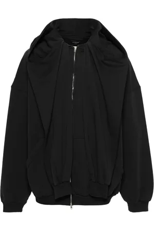 Balenciaga Hoodie a capas con cierre