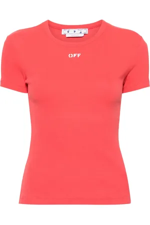 OFF-WHITE Playera con logo estampado