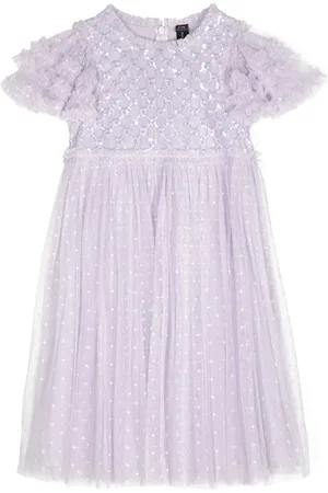 Needle & Thread Vestido Heart Lattice