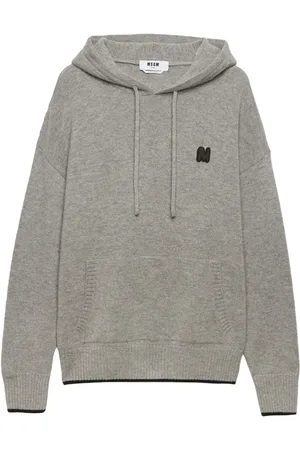 Msgm Hoodie con parche del logo