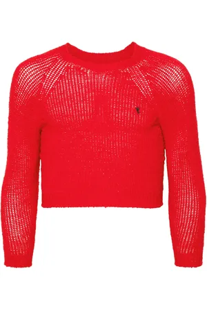 DOUBLET Suéter corto de tejido grueso