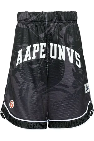 A Bathing Ape Shorts deportivos con logo estampado