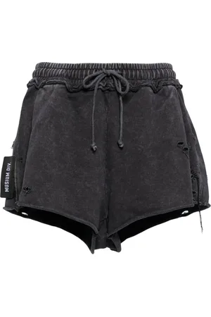 Musium Div. Shorts deportivos con cordones en la pretina