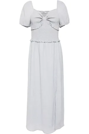 B+AB Vestido con detalle fruncido