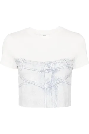 B+AB Playera corta estampada