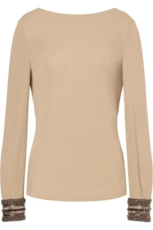 Alberta Ferretti Blusa con efecto desbocado