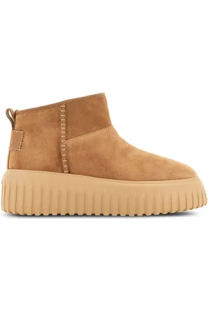 Hogan Botas de gamuza con parche del logo
