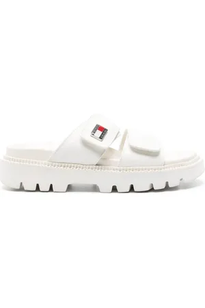 Tommy Hilfiger Sandalias capitonadas con placa del logo