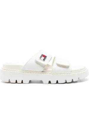 Tommy Hilfiger Sandalias capitonadas con placa del logo