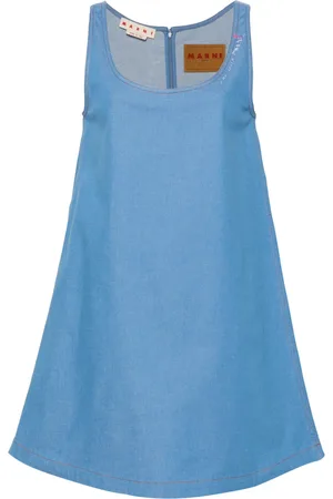 Marni Vestido corto de mezclilla Kleid