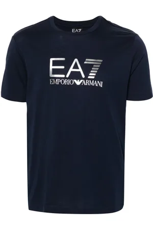 EA7 Playera con letras del logo