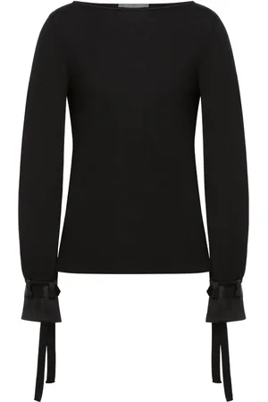 Alberta Ferretti Suéter con cuello redondo