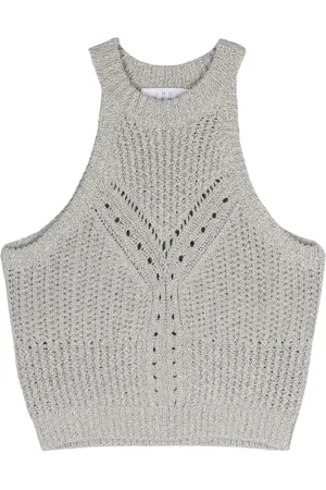 IRO Top tejido de crochet Fza