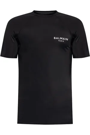 Balmain Playera con mangas raglán y logo estampado