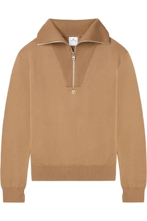 Courrèges Suéter con logo bordado
