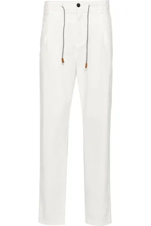 ELEVENTY Pantalones tapered con cordones