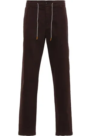 ELEVENTY Pantalones tapered con detalles de pinzas
