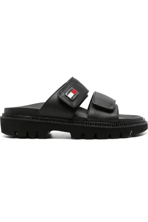 Tommy Hilfiger Sandalias capitonadas con placa del logo