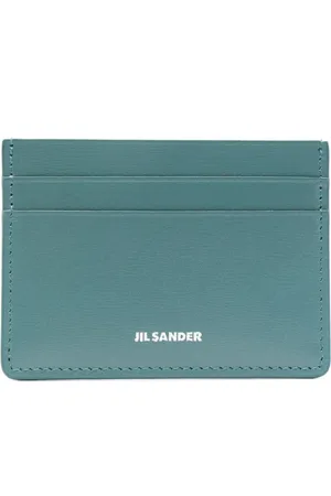 Jil Sander Tarjetero con logo estampado