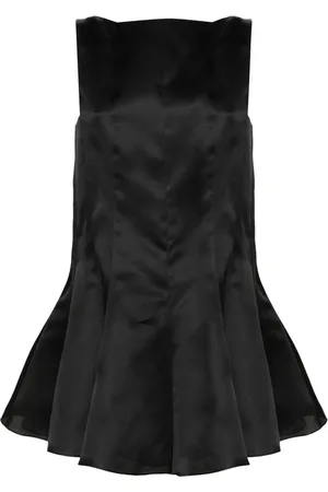 Khaite Vestido corto de seda The Mags
