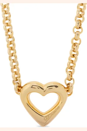 BLUMARINE Collar de cadena con dije de corazón