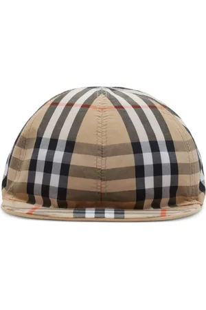Burberry Gorra con cuadros estampados