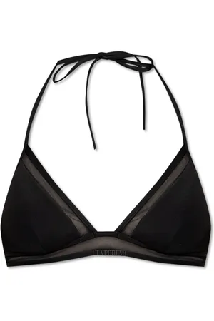 La Perla Top de bikini con placa del logo y paneles