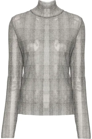 HUGO BOSS Playera con motivo de cuadros