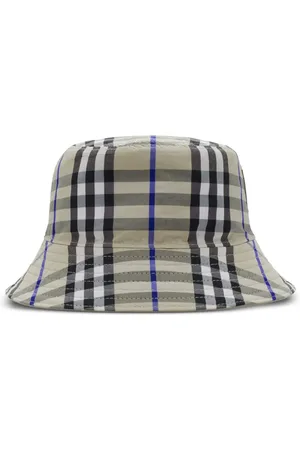 Burberry Gorro de pescador reversible con cuadros estampados