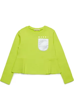 Marni Playera con dobladillo de volantes