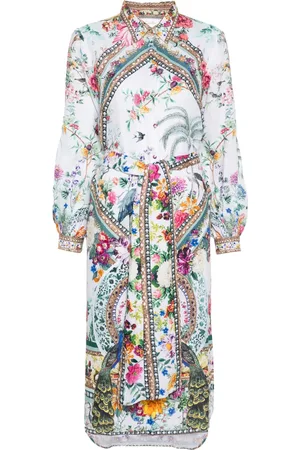 Camilla Vestido midi con estampado floral