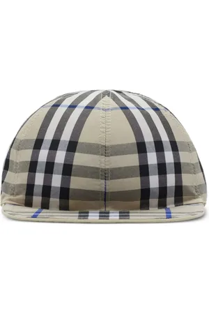 Burberry Gorra con cuadros estampados