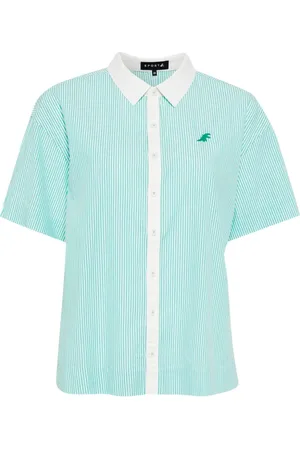 AGNÈS B. Camisa con rayas estampadas
