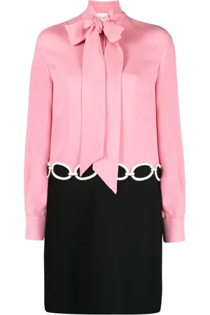 VALENTINO GARAVANI Vestido con motivo trompe l