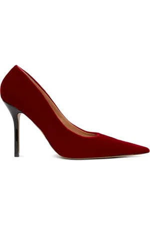 J.W.Anderson Zapatillas de terciopelo con puntera en punta