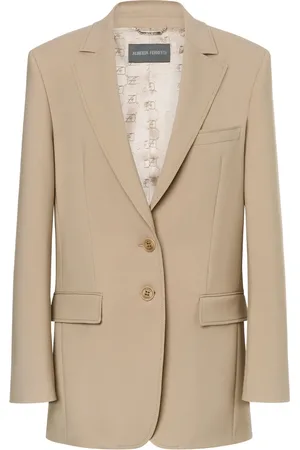 Alberta Ferretti Blazer con solapas de muesca