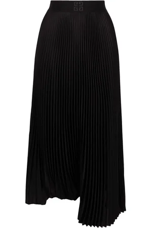 Givenchy Falda asimétrica plisada