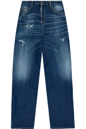 Dsquared2 Pantalones anchos con tiro alto