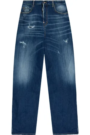 Dsquared2 Pantalones anchos con tiro alto