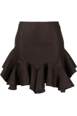 Givenchy Falda midi asimétrica